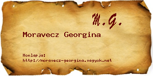 Moravecz Georgina névjegykártya